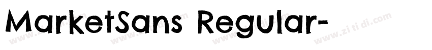 MarketSans Regular字体转换